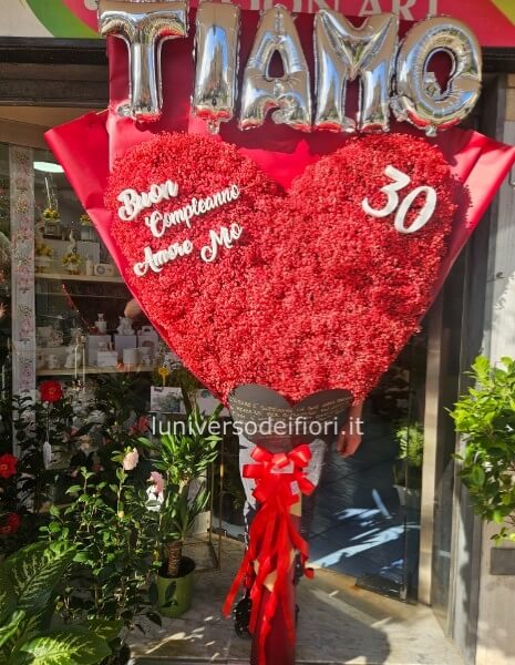 Cuore di nebbiolina colore a scelta